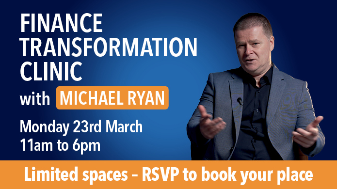 Finance Transforamtion Clinic, Monday 23rd March 2026, London, Click to register
